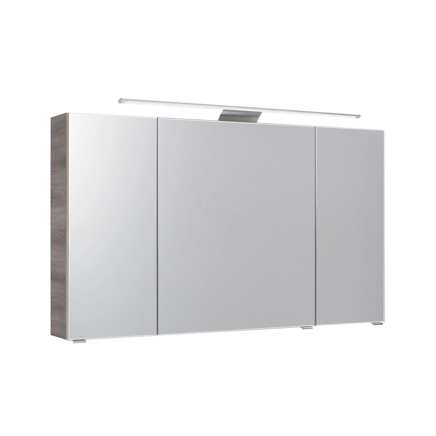 Pelipal Spiegelschrank Quantum 03 Graphit 120 cm mit Softclose Türen