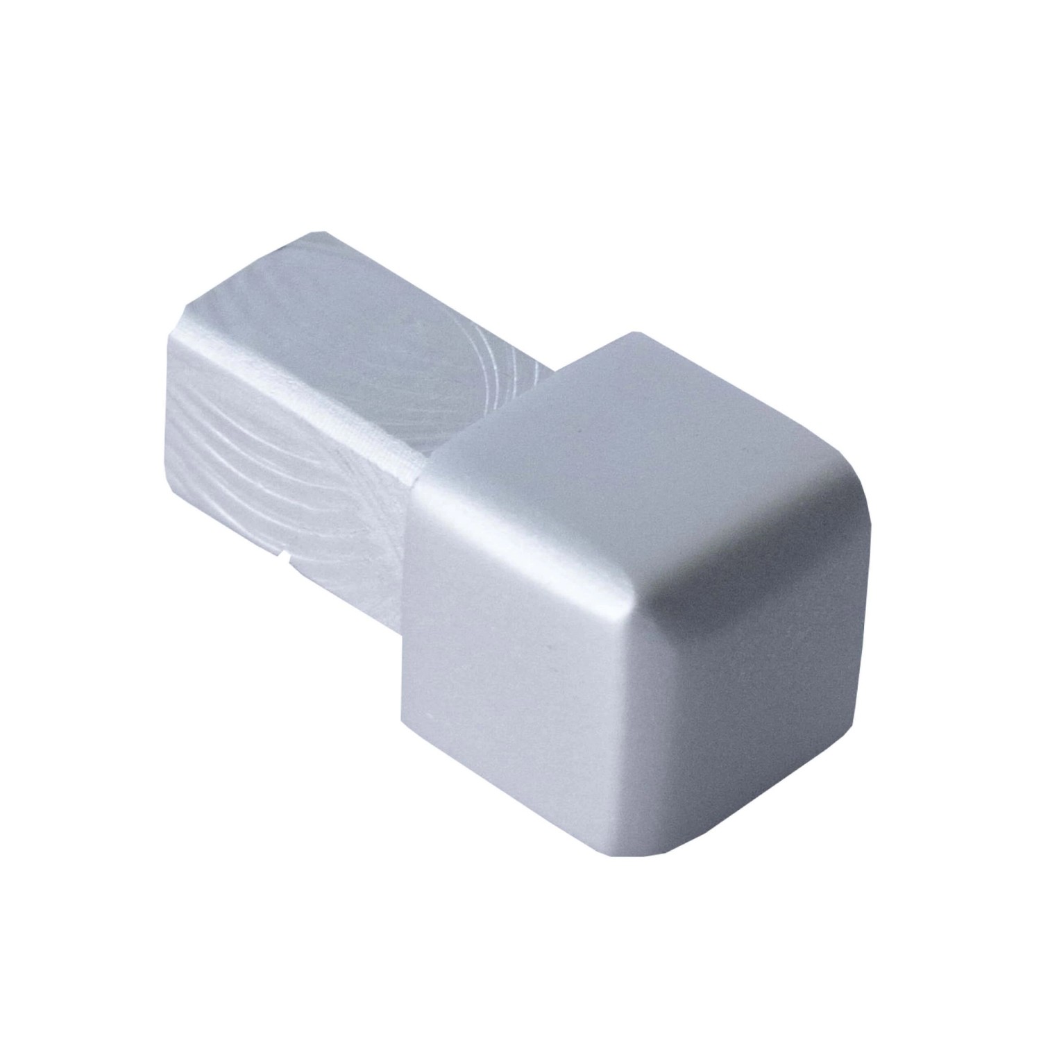 Dalsys Endstück Quadratprofil 8mm Alu Eloxiert Silber Matt Eckstücke günstig online kaufen