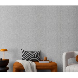 Erismann Vliestapete Fashion for Walls Soft Loom Silber FSC®