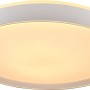 Weiße MegaLight LED Deckenleuchte Shining Saturn, 49cm Durchmesser.