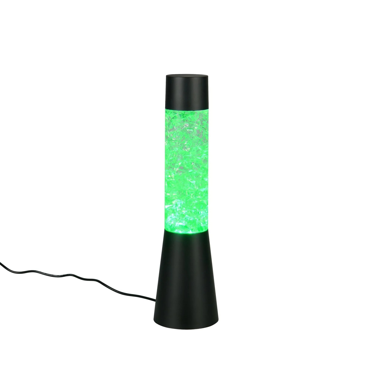 Reality LED Tischleuchte Martini mit RGB Farbwechsel und Glitzereffekt in Wassersäule.