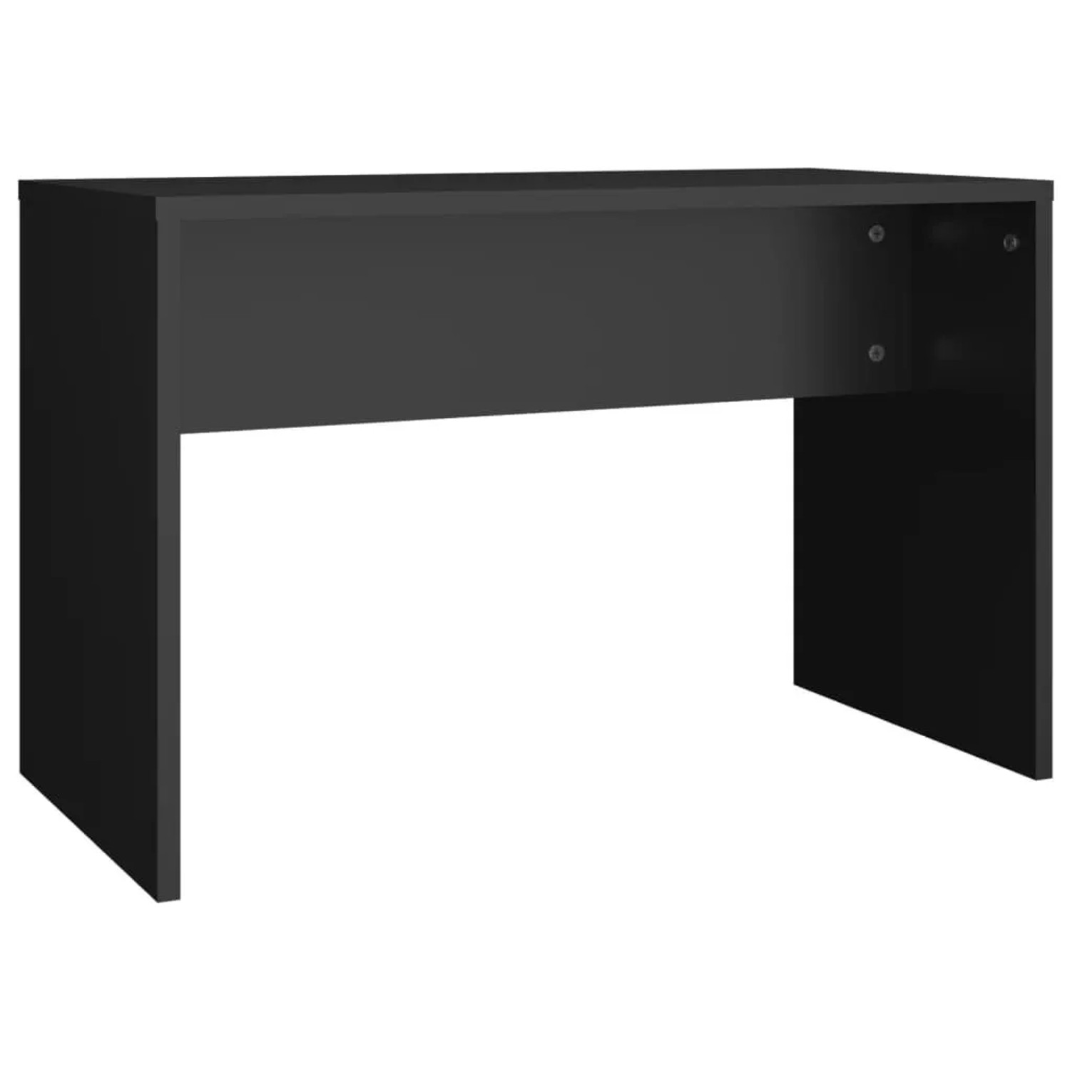 vidaXL Schminkhocker Schwarz 70x35x45 cm Holzwerkstoff 802814