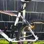 Basi Spiralschloss ZR 302 am Fahrrad befestigt, zur Sicherung von Zweirädern.