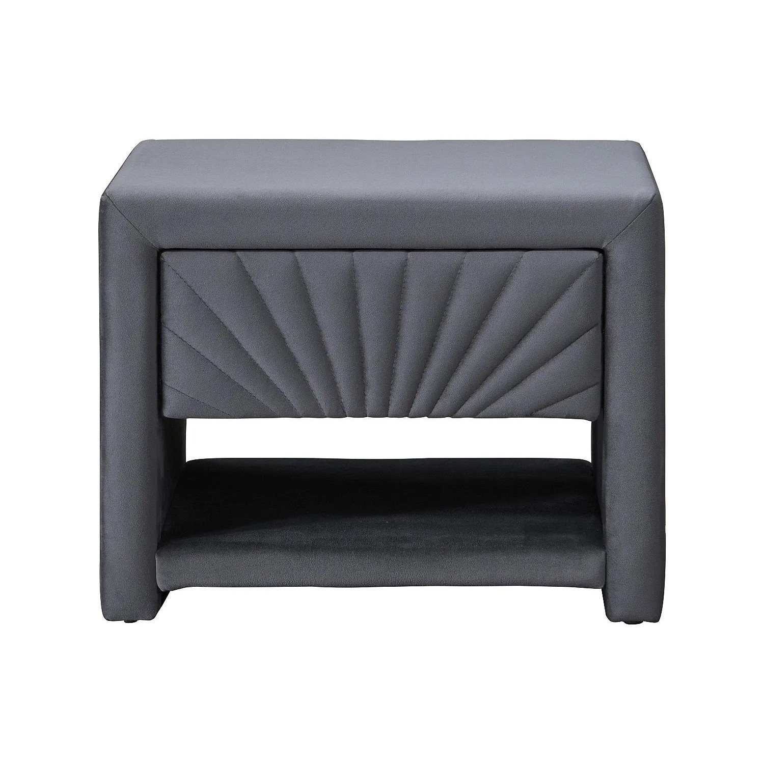 Vente-unique Nachttisch Ulami Anthrazitgrau 50 cm