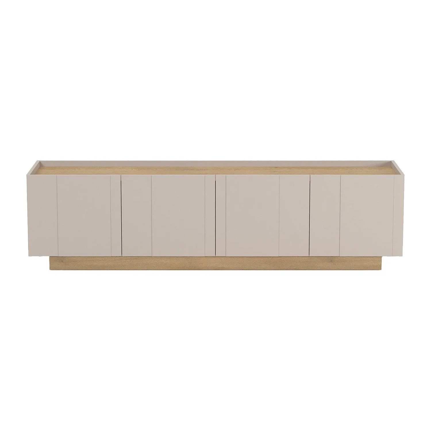 Vente-unique Tv-Board Anarza Beige  Naturfarben Hell 180 cm