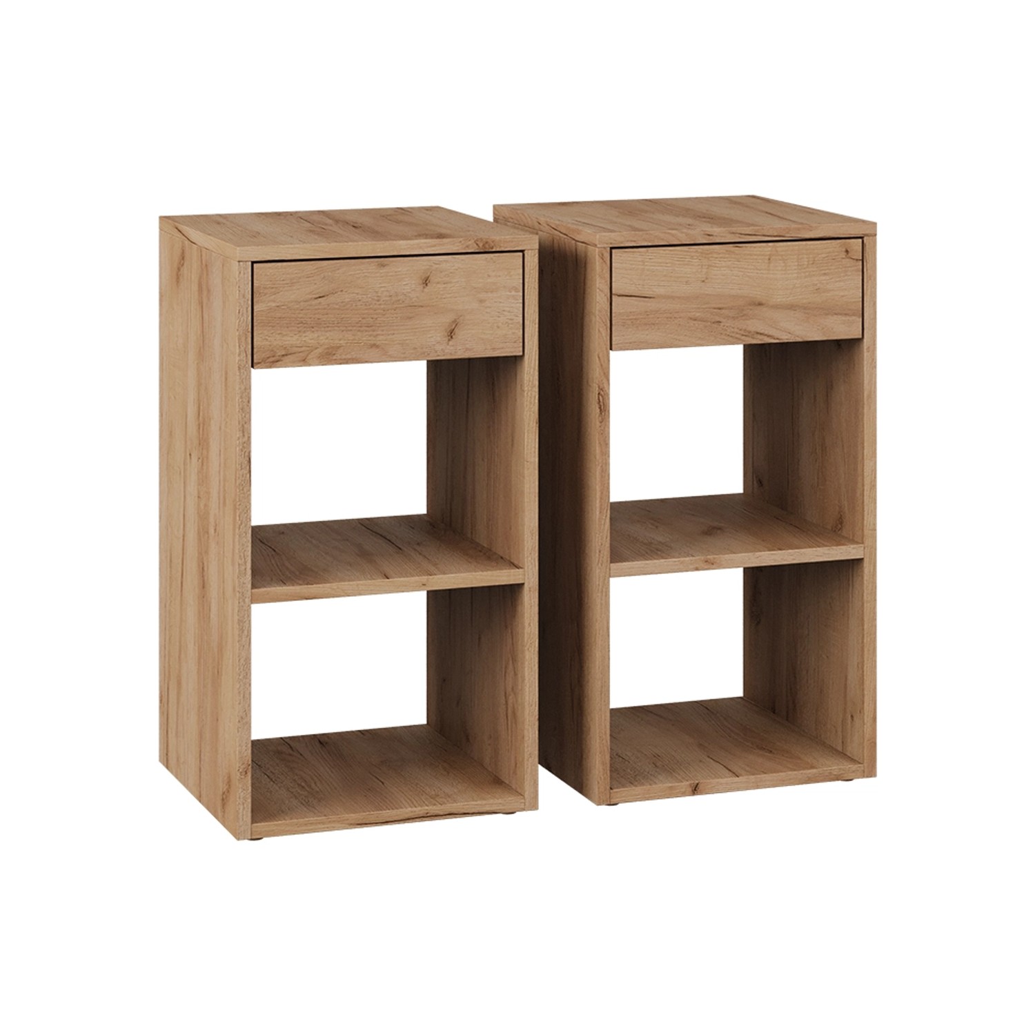 Vicco Nachttisch Dany Goldkraft Eiche 35 x 65 2er Set günstig online kaufen