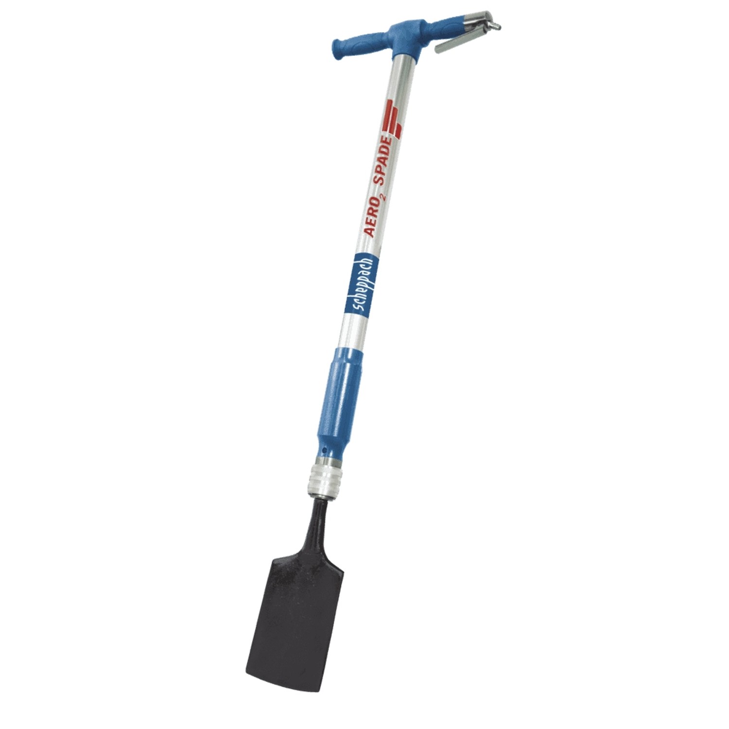 Scheppach Aero² Spade Druckluftspaten für Kompressoren, ideal für Garten und Baustelle.