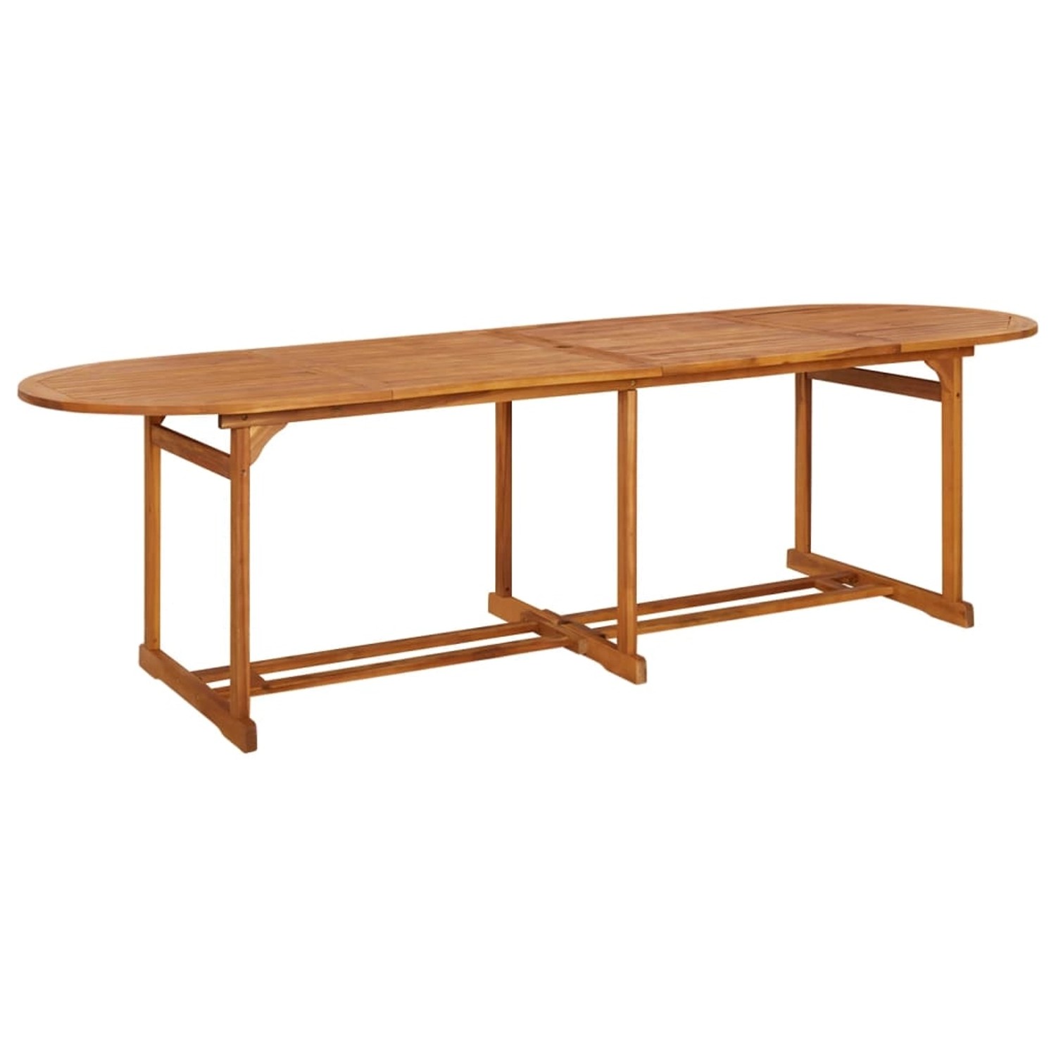 vidaXL Garten-Esstisch 280x90x75 cm Massivholz Akazie 315950 günstig online kaufen