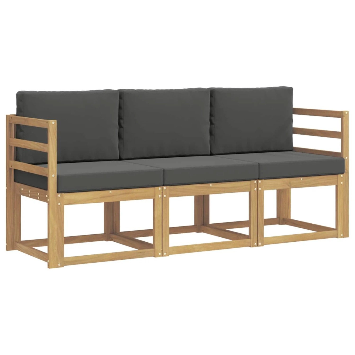 vidaXL Outdoor-Sofagarnitur 3-Tlg 3387161