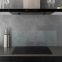 Tulup Küchenrückwand Glas Transparent Küchenrückwand Platte Glas Durchsichtig 100x30 cm Küchen Wandpaneel Glas Durchsichtig_5