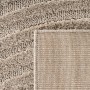 Beiger Ayyildiz Kurzflorteppich Art 1122 (140x200 cm) mit 3D-Relief und Juterücken.