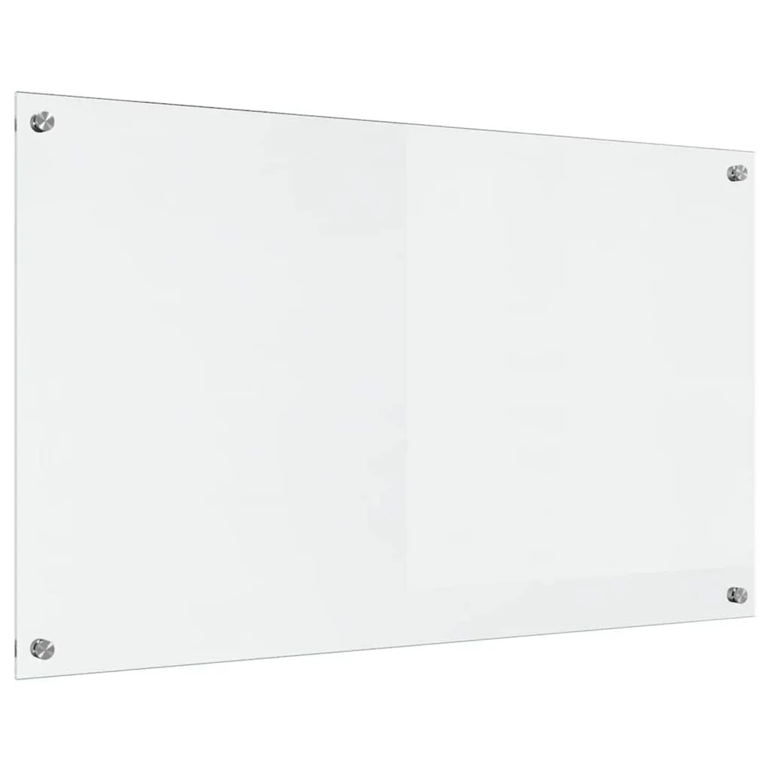 vidaXL Küchenrückwand Transparent 100 x 60 cm Gehärtetes Glas 42018031