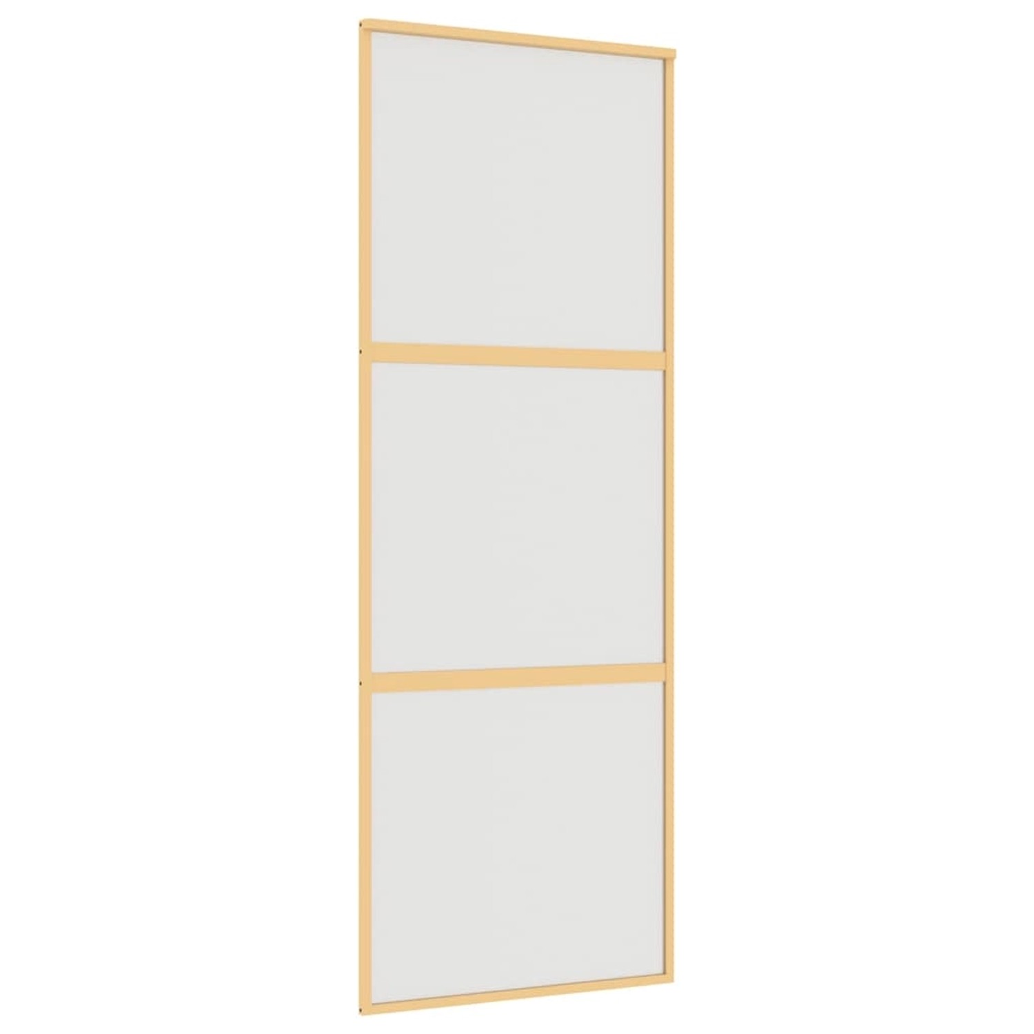 vidaXL Schiebetür Golden 76x205 cm Matt ESG-Glas und Aluminium 155151 günstig online kaufen