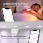 Smarter LED Einbauspot von SSC-LUXon im Einsatz: Zeitsteuerung und Gruppeneinrichtung per App.