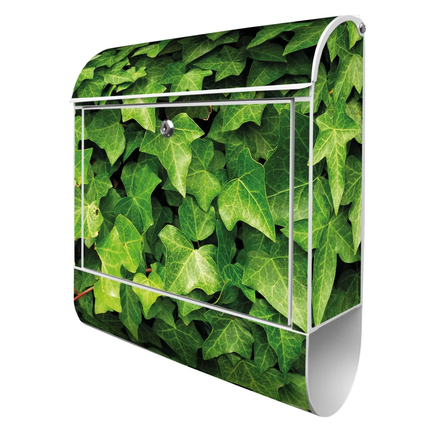 Banjado Design Briefkasten Weiß Pulverbeschichtet 39x47x14cm 2 Schlüssel Mi günstig online kaufen