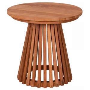 GarWoh Beistelltisch Bolton aus Teakholz für Garten, Terrasse und Balkon.