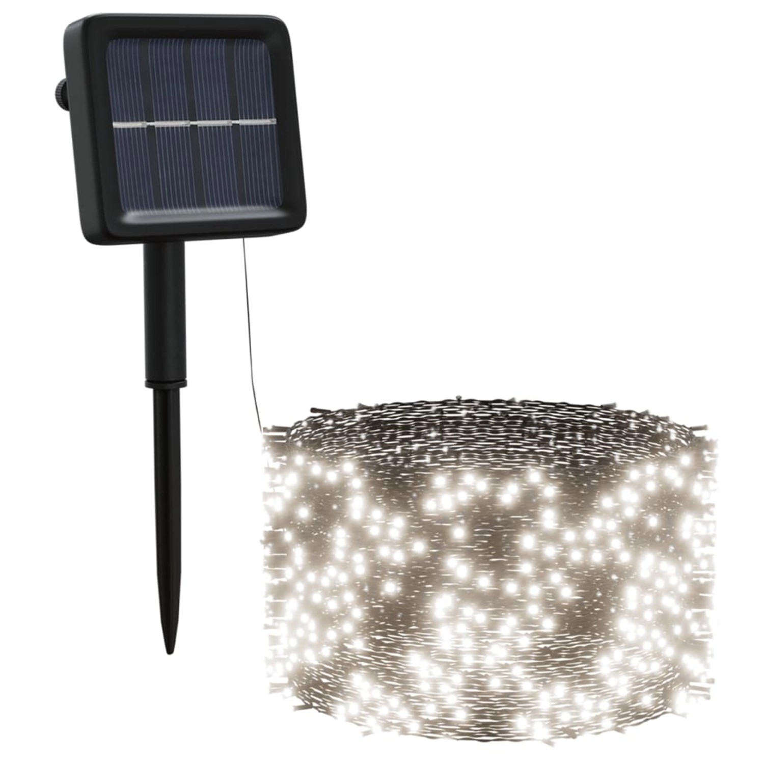 vidaXL Solar-Lichterketten 5 Stk 5x200 LED Kaltweiß Innen Außen 328952