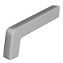 PVC-Seitenteil in Silber, 18 cm, für Fensterbänke (2er-Set)