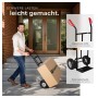 Tectake Sackkarre Mit Stahlrahmen Luftbereifung 55 x 44 x 119 cm Schwarz_4