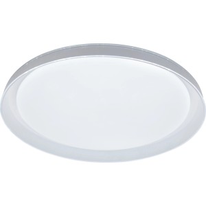 Weiße LED Deckenleuchte Tessali, Ø 43cm, dimmbar mit Fernbedienung.