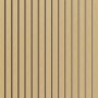 Akustikpaneel Muster Eiche: MDF-Leisten in Braun und Filz in Beige, 29,5x15cm.