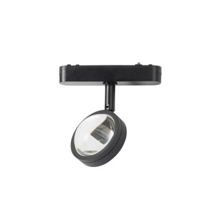 Lindby LED Lumaro 10027077 Modern in Schwarz aus Aluminium 1-flammig Wohnzimmerleuchte