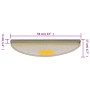 vidaXL Stufenmatten 15 Stk 56x17x3 cm Taupe Halbrund 133882_9