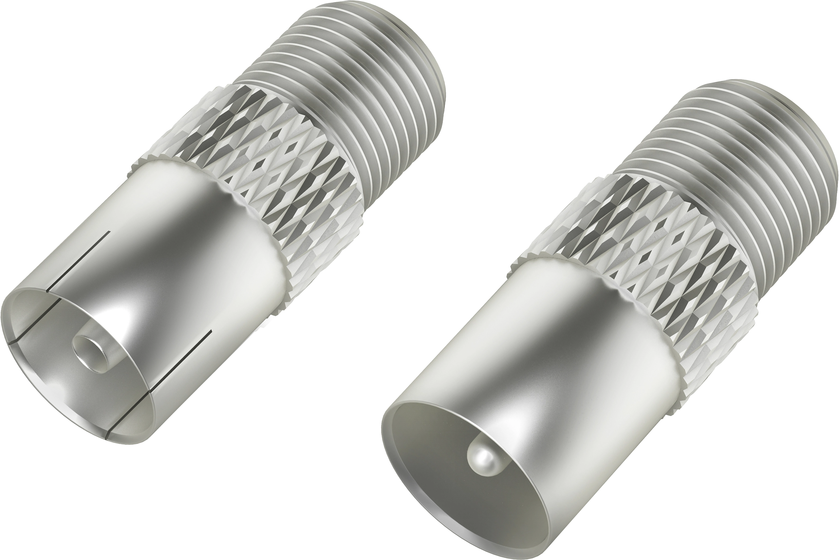 Hama Antennen-Adapter Koax-Kupplung/Koax-Kupplung Silber kaufen bei OBI