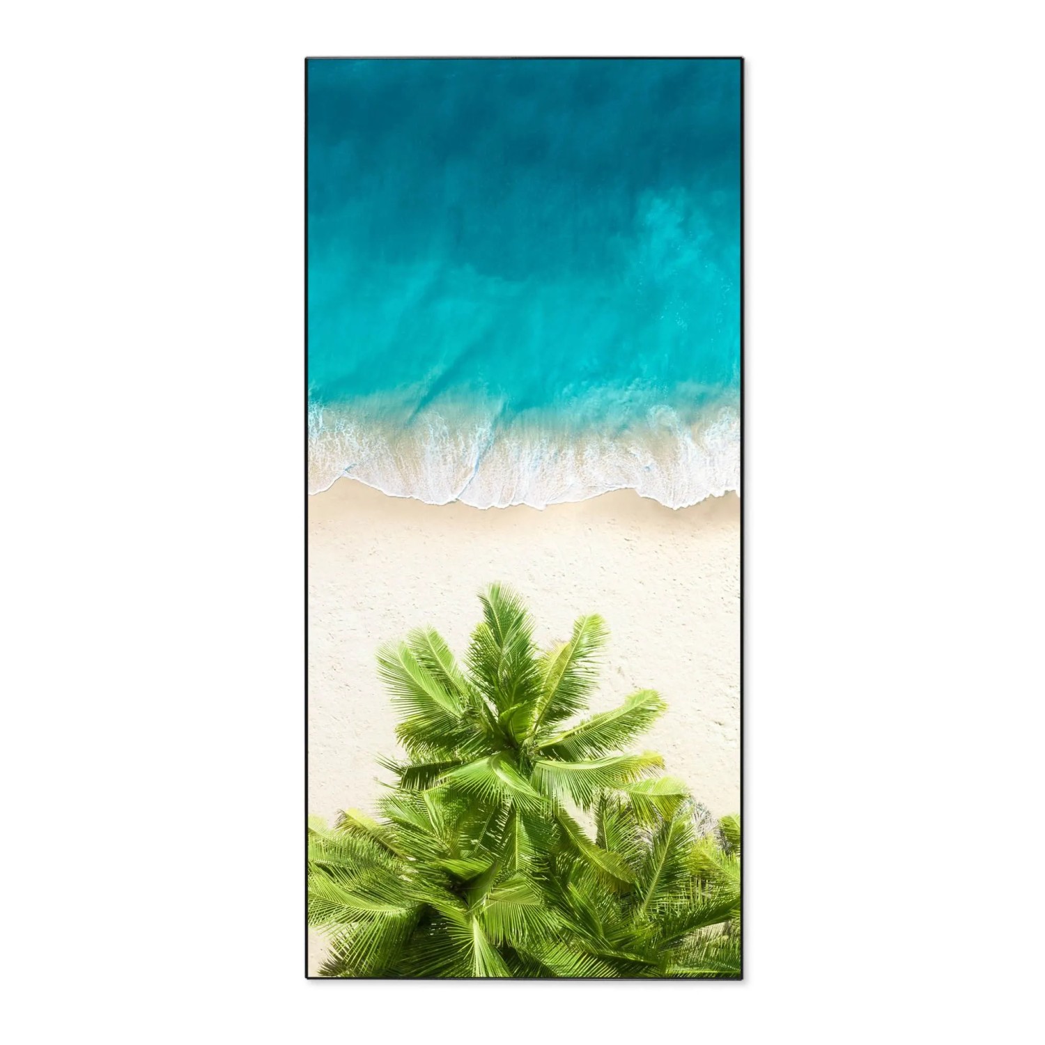 Banjado Magnettafel 37x78cm Magnetwand  Schwarz Aus Metall Magnetpinnwand P günstig online kaufen