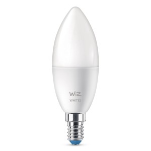 WiZ LED-Leuchtmittel E14, Glühlampenform, 4,9W, 806lm, Weiß, 2er-Pack