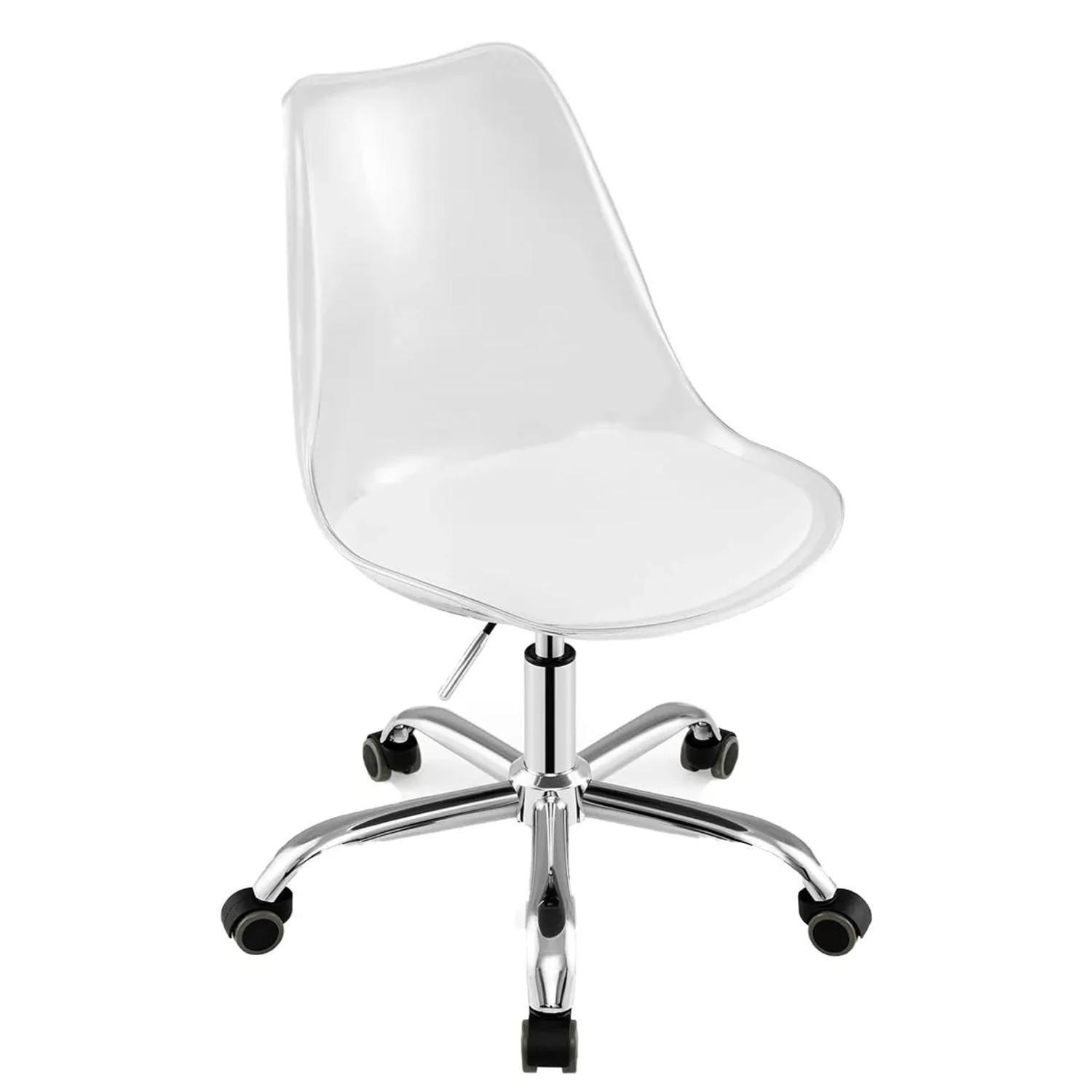 Costway Bürostuhl Schreibtischstuhl Drehbar mit Kunstlederpolster