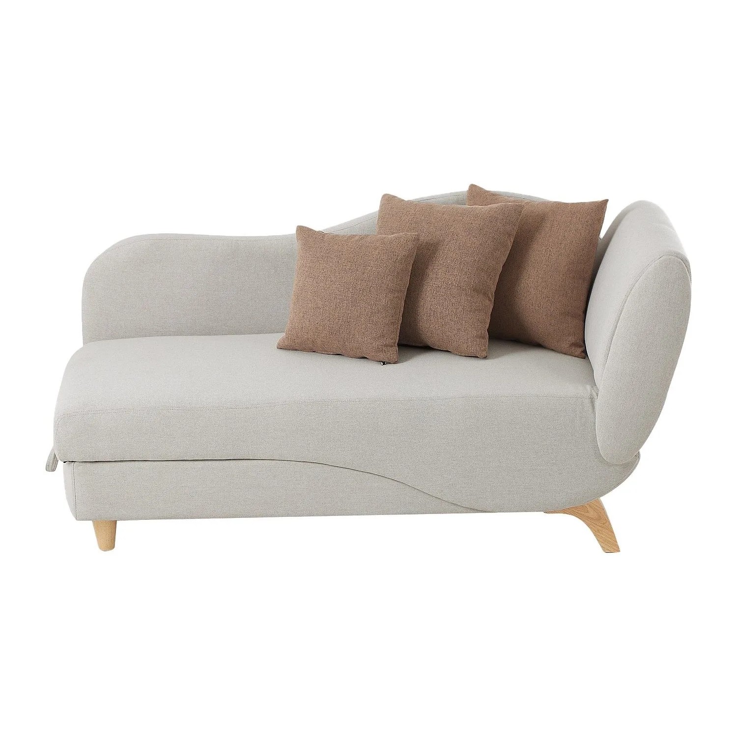 Vente-unique Recamiere Mit Schlaffunktion Penelope Beige 160 cm