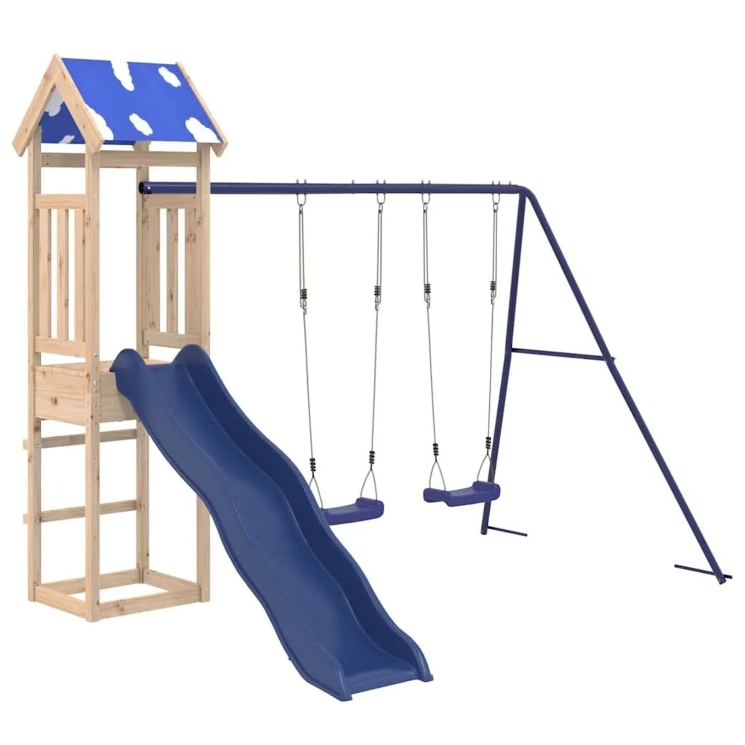 vidaXL Spielturm Massivholz Kiefer 3278956