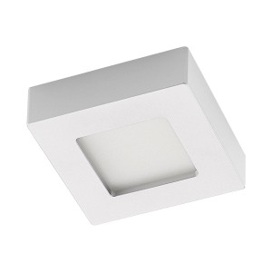 PRIOS LED Deckenleuchte Alette 9917057 Modern in Alu aus Aluminium 1-flammig Badezimmerleuchte