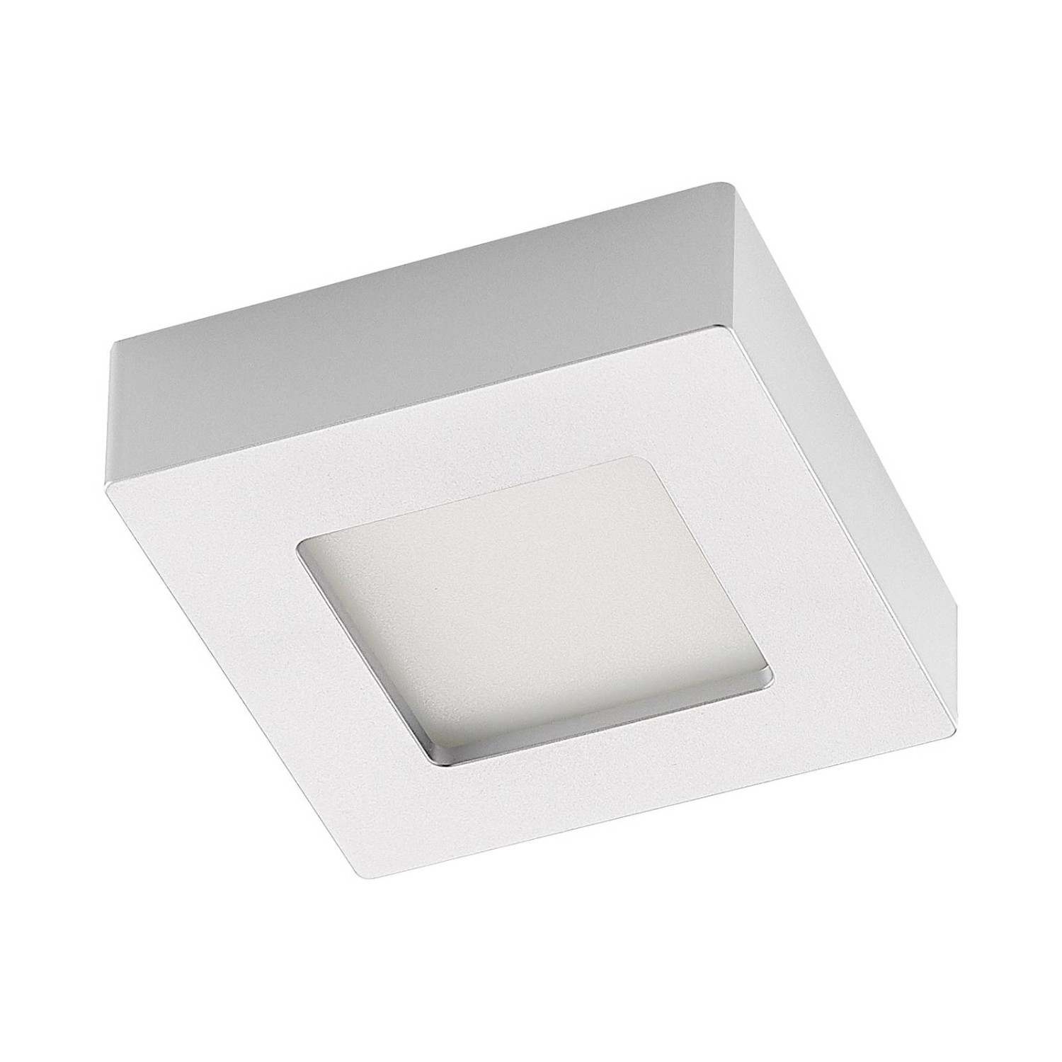 PRIOS LED Deckenleuchte Alette 9917057 Modern in Alu aus Aluminium 1-flammig Badezimmerleuchte