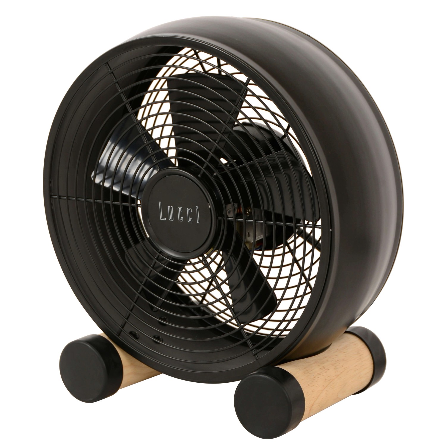 Lucci Air Retro Design Tischventilator Breeze Table Schwarz günstig online kaufen