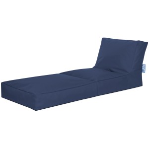 Blauer Sitting Point Sessel Twist Scuba, 300 l, ideal als Sitzsack für Indoor & Outdoor.