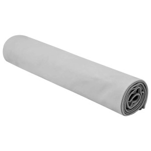 vidaXL Sporthandtücher 2 Stk Grau 140 x 70 cm Polyester und Polyamid 42011469