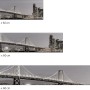 Myspotti Küchenrückwandfolie San Francisco, verschiedene Größen. Brücke und Stadtansicht.