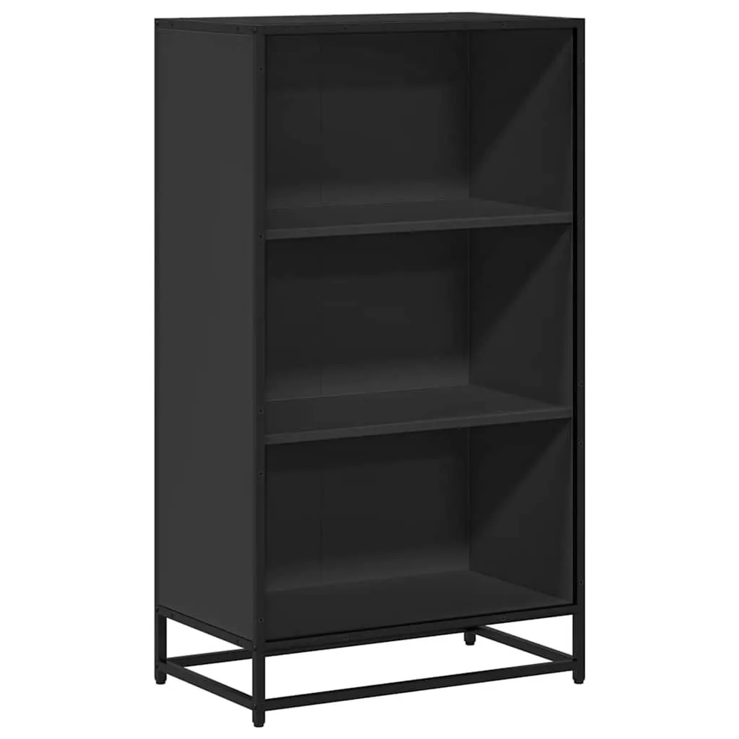 vidaXL Bücherregal Schwarz 60x35x107,5 cm Holzwerkstoff 849114 günstig online kaufen