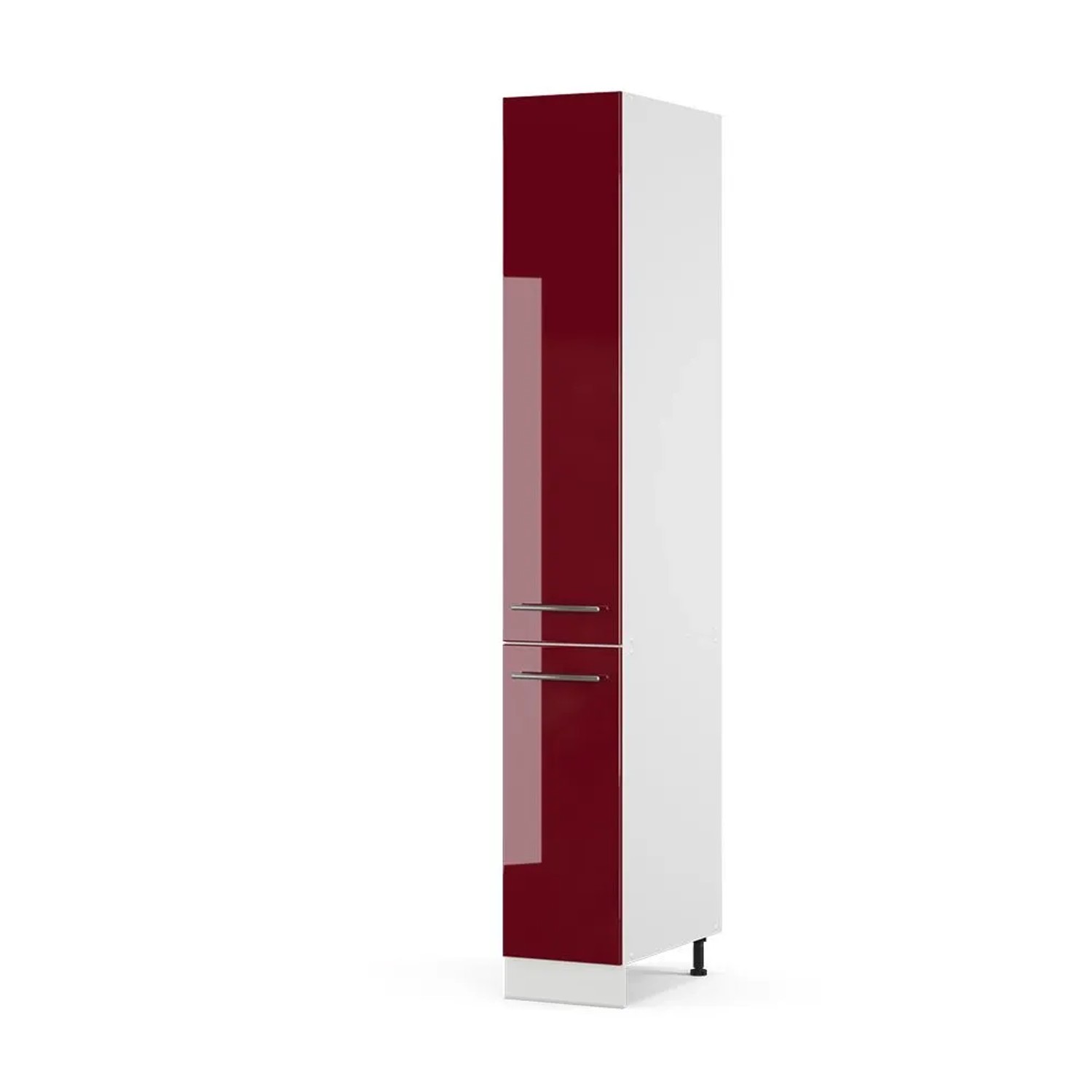 Vicco Apothekerschrank Fame-Line Medizinschrank für die Küche Bordeaux Hochglanz Weiß 30 cm