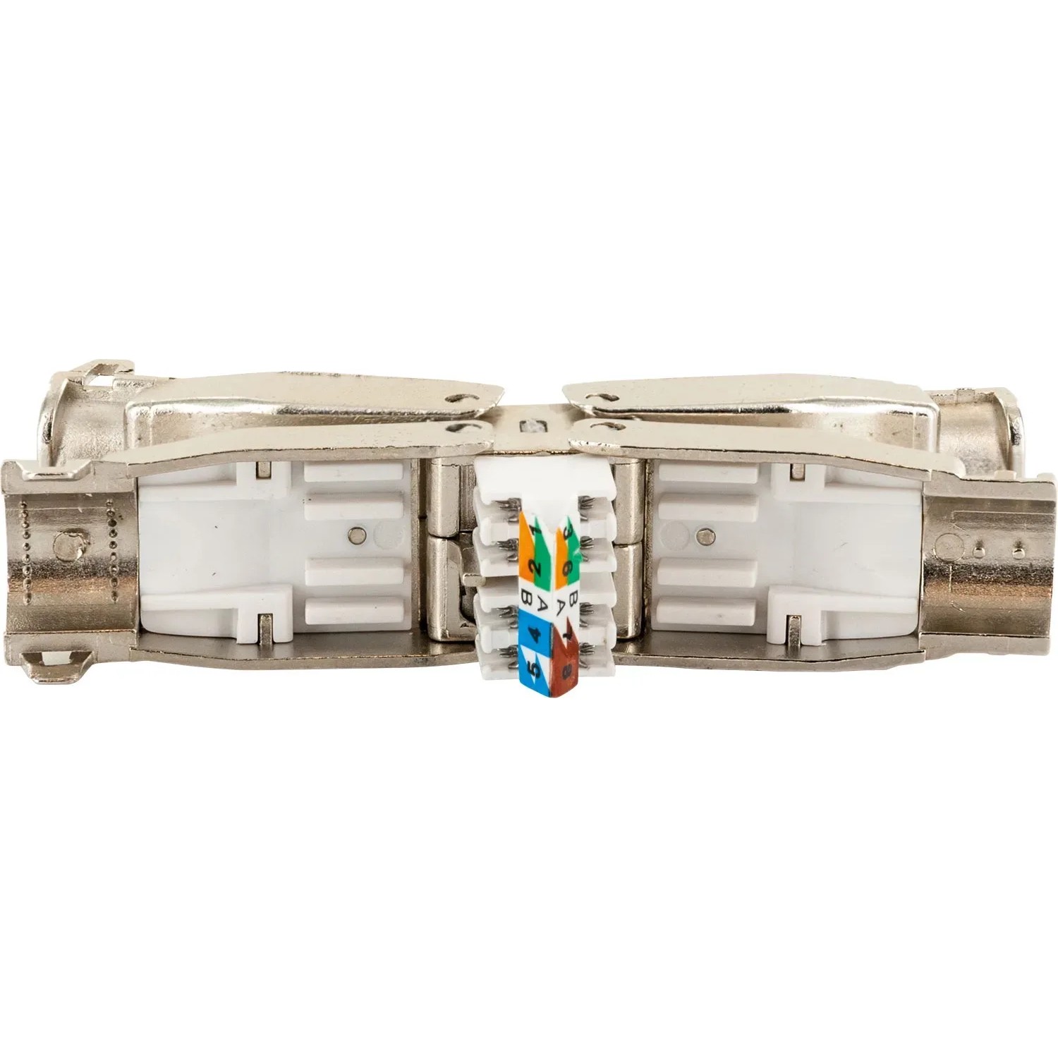 Schwaiger CAT 6A Keystone Verbinder für Netzwerktechnik, Zinkdruckgussgehäuse.