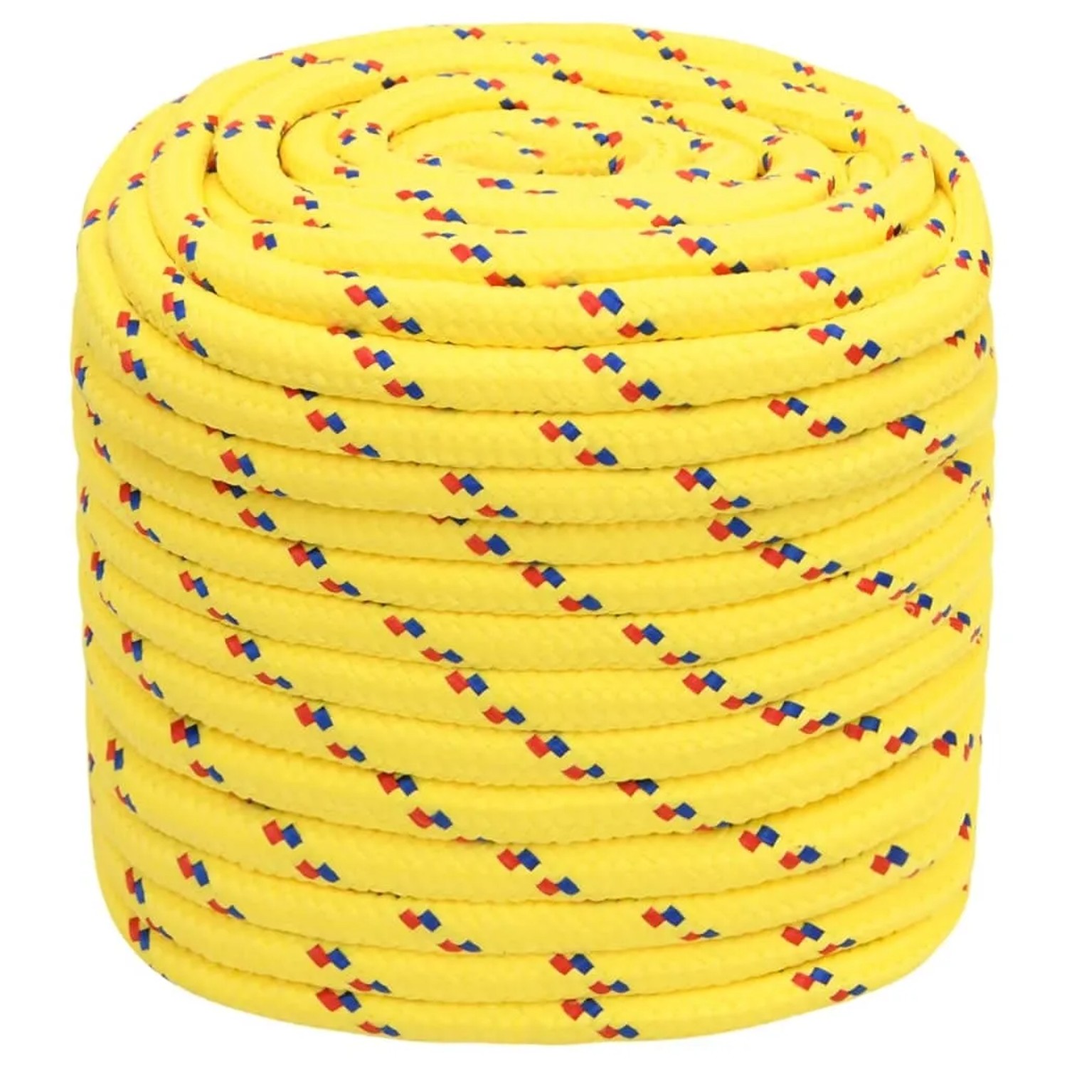 vidaXL Bootsseil Gelb 16 mm 50 m Polypropylen 152626