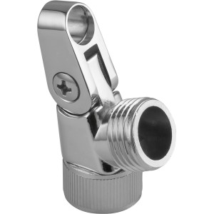 baliv Brausegelenkstück G 1/2 aus verchromtem Kunststoff für Handbrausen.