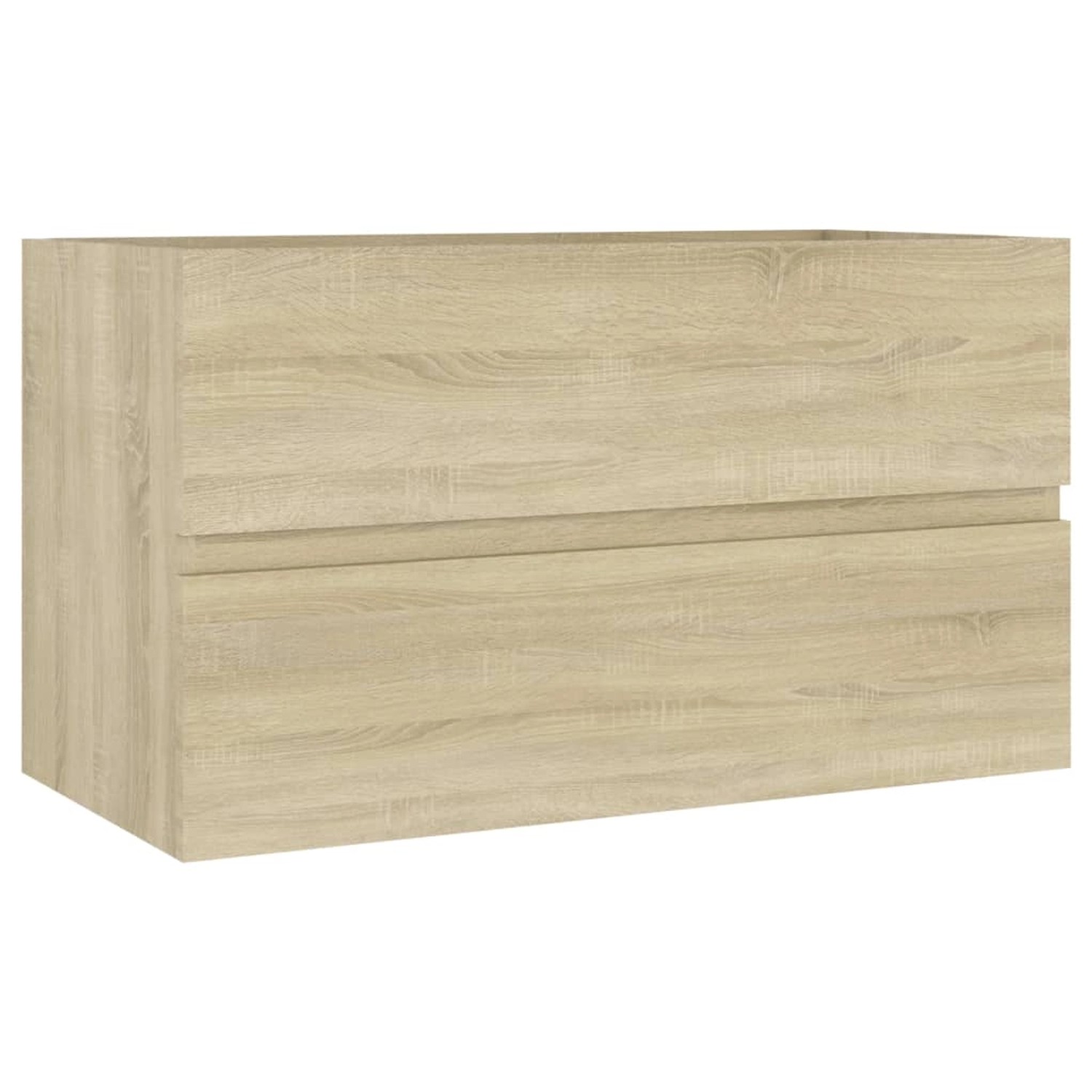 vidaXL Waschbeckenunterschrank Sonoma-Eiche 80x38,5x45cm Holzwerkstoff Modell 1