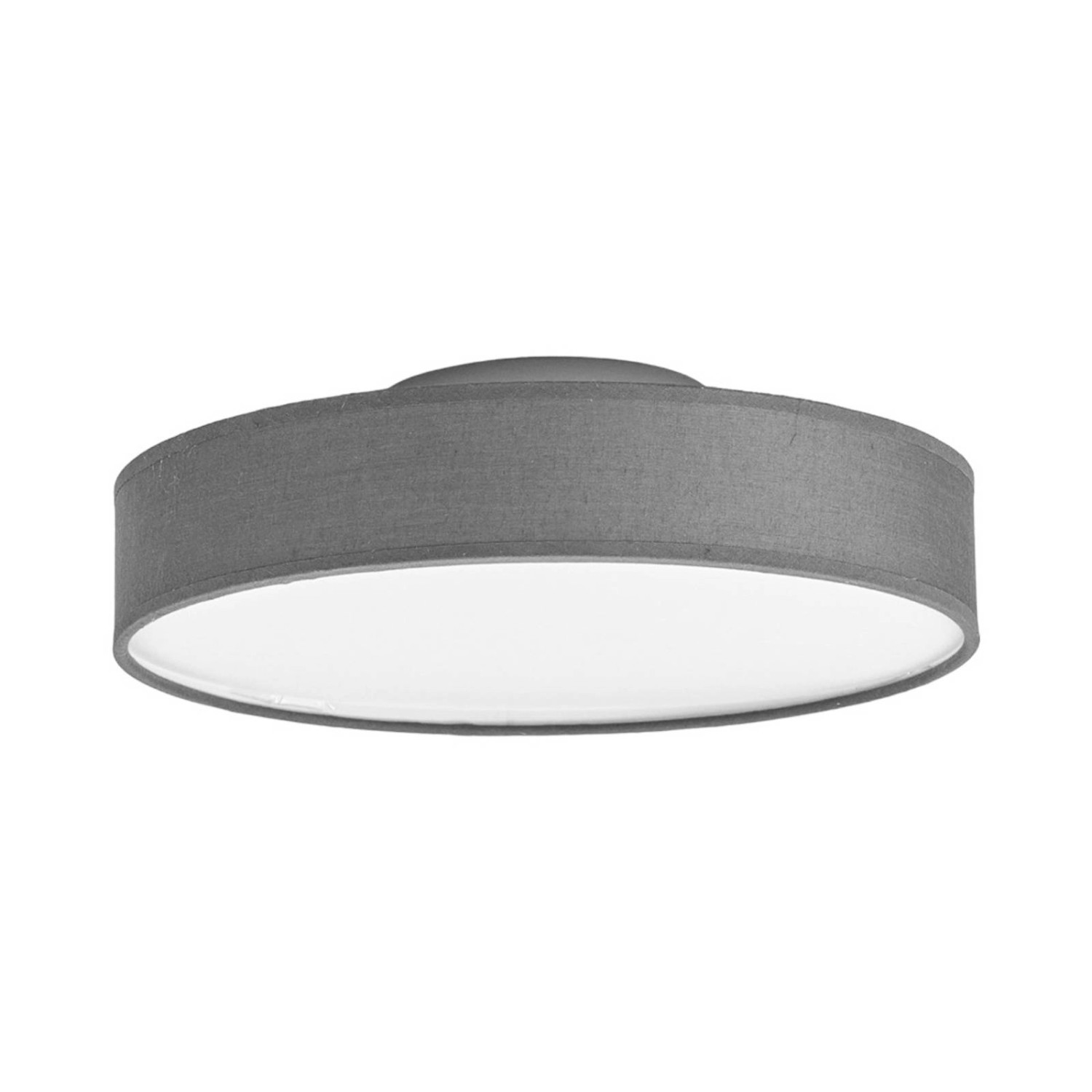 Lindby LED Deckenlampe Saira 9625088 Modern in Alu aus Textil 1-flammig Woh günstig online kaufen