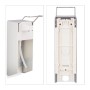 Relaxdays Desinfektionsspender Aluminium Silber 2er Set 28 cm x 8 cm x 15 cm 0,5 kg_5