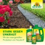 Neudorff Finalsan AF Giersch-Frei Unkrautvernichter im Beet, verschiedene Flaschengrößen.