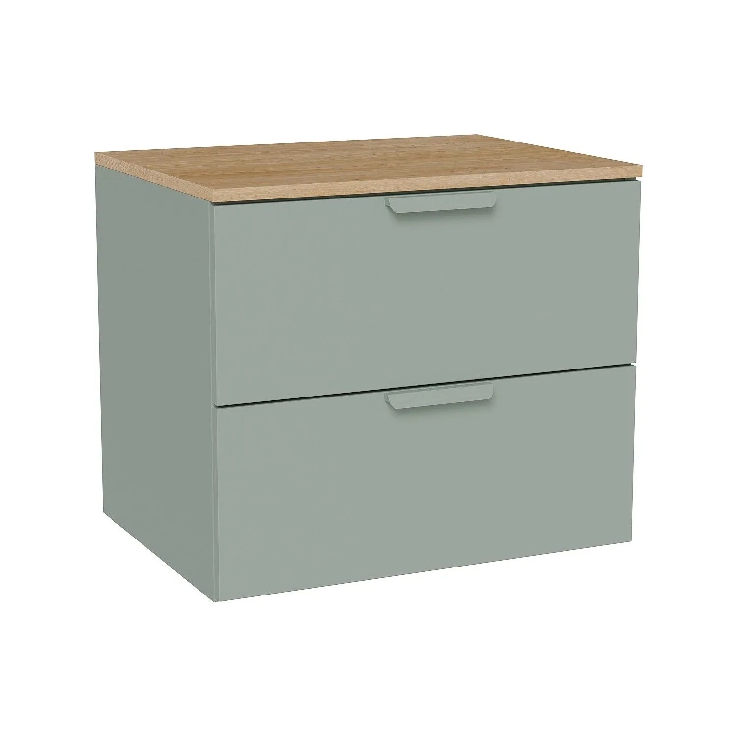 Vente-unique Waschbeckenunterschrank Avoreli Mandelgrün 60 cm