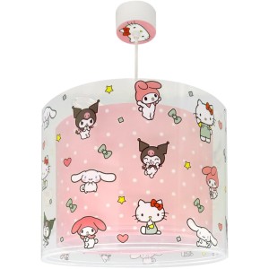 Dalber Deckenlampe mit Hello Kitty, Kuromi, My Melody und Cinnamoroll Motiven für Kinderzimmer.